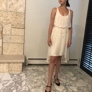 Eli Tahari white dress fully lined. XS/TP